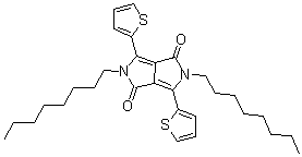 2,5-二氢-2,5-二辛基-3,6-二-2-噻吩基吡咯并[3,4-c]吡咯-1,4-二酮分子结构 (CAS 1057401-08-7)