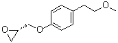 (+)-4-(2-甲氧基乙基)苯基缩水甘油醚分子结构 (CAS 105780-38-9)