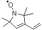 3-乙烯基-2,5-二氢-2,2,5,5-四甲基-1H-吡咯-1-基氧基分子结构 (CAS 105843-07-0)