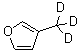 3-(三氘甲基)呋喃分子结构 (CAS 105855-05-8)