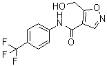 CAS 登录号：1058722-46-5, 5-(羟基甲基)-N-[4-(三氟甲基)苯基]-4-异恶唑甲酰胺