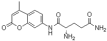(2S)-2-氨基-N1-(4-甲基-2-氧代-2H-1-苯并吡喃-7-基)戊二酰胺分子结构 (CAS 105888-45-7)