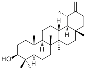 蒲公英甾醇分子结构 (CAS 1059-14-9)