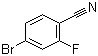 structure of CAS# 105942-08-3, 4-Bromo-2-fluorobenzonitrile