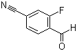 4-氰基-2-氟苯甲醛分子结构 (CAS 105942-10-7)