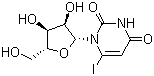 6-碘尿苷分子结构 (CAS 105967-11-1)