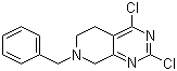 7-苄基-2,4-二氯-5,6,7,8-四氢吡啶并[3,4-d]嘧啶分子结构 (CAS 1059735-34-0)