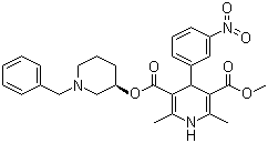 贝尼地平分子结构 (CAS 105979-17-7)