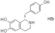 (S)-(-)-去甲乌药碱氢溴酸盐分子结构 (CAS 105990-27-0)