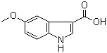 structure of CAS# 10601-19-1, 5-Methoxyindole-3-carboxaldehyde