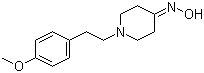 1-[2-(4-Methoxyphenyl)ethyl]piperidine-4-ketoxime molecular structure (CAS 106011-12-5)
