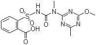 苯磺隆(母酸)分子结构 (CAS 106040-48-6)