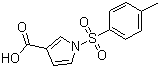 N-对甲苯磺酰基-3-吡咯甲酸分子结构 (CAS 106058-86-0)