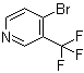 4-溴-3-(三氟甲基)吡啶分子结构 (CAS 1060801-89-9)