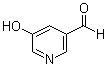 5-羟基-3-吡啶甲醛分子结构 (CAS 1060804-48-9)