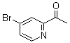 1-(4-溴吡啶-2-基)乙酮分子结构 (CAS 1060805-69-7)