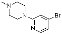 1-(4-溴吡啶-2-基)-4-甲基哌嗪分子结构 (CAS 1060812-92-1)