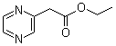 2-吡嗪乙酸乙酯分子结构 (CAS 1060815-23-7)