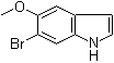 6-溴-5-甲氧基吲哚分子结构 (CAS 106103-36-0)
