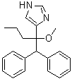 4-[1-(二苯基甲基)-1-甲氧基丁基]-1H-咪唑分子结构 (CAS 106147-71-1)
