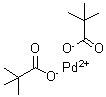 二特戊酸钯分子结构 (CAS 106224-36-6)