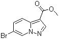 6-溴吡唑并[1,5-a]吡啶-3-羧酸甲酯分子结构 (CAS 1062368-70-0)