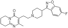 利培酮分子结构 (CAS 106266-06-2)