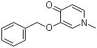 structure of CAS# 1064077-34-4, 1-甲基-3-(苯甲氧基)-4(1H)-吡啶酮