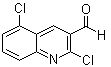 structure of CAS# 1064137-50-3, 2,5-Dichloroquinoline-3-carboxaldehyde