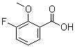 3-氟-2-甲氧基苯甲酸分子结构 (CAS 106428-05-1)
