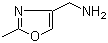 2-甲基恶唑-4-甲胺分子结构 (CAS 1065073-45-1)