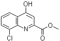 8-氯-4-羟基-2-喹啉羧酸甲酯分子结构 (CAS 1065074-57-8)