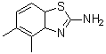 3a,7a-二氢-4,5-二甲基-2-苯并噻唑胺分子结构 (CAS 1065074-59-0)