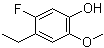 4-乙基-5-氟-2-甲氧基苯酚分子结构 (CAS 1065076-45-0)