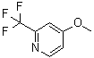 CAS # 1065103-97-0, 4-Methoxy-2-(trifluoromethyl)pyridine, 4-(Methyloxy)-2-(trifluoromethyl)pyridine
