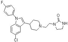 structure of CAS# 106516-24-9, 舍吲哚