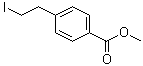 4-(2-碘乙基)苯甲酸甲酯分子结构 (CAS 1065269-88-6)