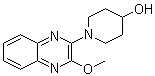 1-(3-甲氧基-2-喹喔啉基)-4-哌啶醇分子结构 (CAS 1065484-15-2)