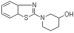 1-(2-苯并噻唑基)-3-哌啶醇分子结构 (CAS 1065484-19-6)