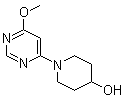 1-(6-甲氧基-4-嘧啶基)-4-哌啶醇分子结构 (CAS 1065484-27-6)