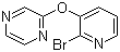 2-[(2-溴-3-吡啶基)氧基]吡嗪分子结构 (CAS 1065484-64-1)