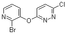 3-[(2-溴-3-吡啶基)氧基]-6-氯哒嗪分子结构 (CAS 1065484-70-9)