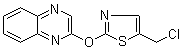2-[[5-(氯甲基)-2-噻唑基]氧基]喹喔啉分子结构 (CAS 1065484-78-7)