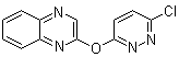 2-[(6-氯-3-哒嗪基)氧基]喹喔啉分子结构 (CAS 1065484-80-1)