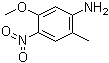 structure of CAS# 106579-00-4, 5-Methoxy-2-methyl-4-nitroaniline