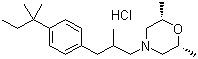 盐酸阿莫洛芬分子结构 (CAS 106614-68-0)