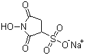 N-羟基琥珀酰亚胺磺酸钠盐分子结构 (CAS 106627-54-7)