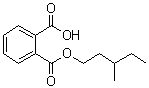 1,2-苯二甲酸单(3-甲基戊基)酯分子结构 (CAS 106636-65-1)