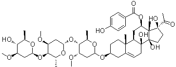 青阳参皂苷元 A分子结构 (CAS 106644-33-1)