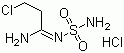 N-硫酰胺基-3-氯丙脒盐酸盐分子结构 (CAS 106649-95-0)